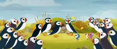 Everyone else,
we need to get back to work. - Puffin Rock and the New Friends