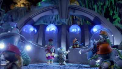 Everyone, four-second celebration. - Fraggle Rock: Back to the Rock