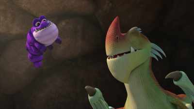 Everyone is happy and smiling and-- - Dragons: Rescue Riders: Huttsgalor Holiday
