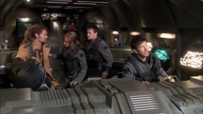 Everyone in one piece?
Yeah, thanks to that ship. - Stargate Atlantis