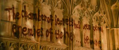 Everyone will proceed to their dormitories immediatelyEveryone exceptyou three - Harry Potter and the Chamber of Secrets