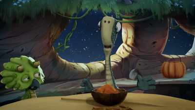 Everyone's afraid of it, even Giganto! - Gigantosaurus
