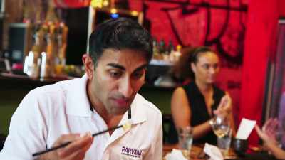 Everyone's friends with Vishal.
Monica, Brian, and Amrit. - Family Karma