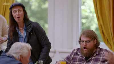 Everyone's going to be totally
surprised when Bergie walks in - The Traitors