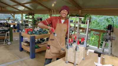 Everyone's using power tools and
I'm making a little ash sandwich. - Handmade: Britain's Best Woodworker