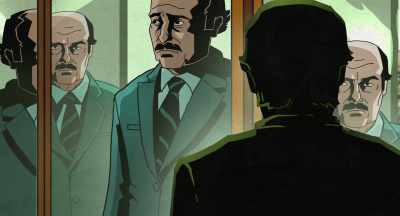 Everything was a wall of
mirrors, nothing was real. - Murder of God's Banker