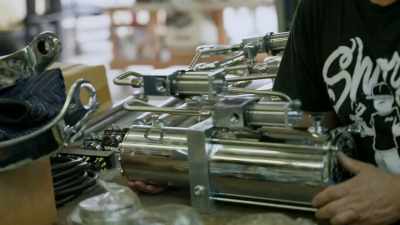 Everything has been chromed, - Shorty's Dream Shop