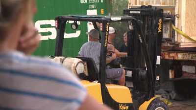 Everything has been well
crated with the millwork, - Island of Bryan