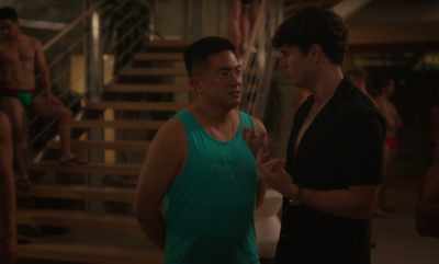 -Everything has buckles on it now.
-Shade is good on him. It's his color. - Fire Island