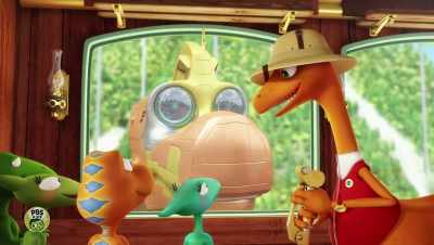 Everything is driven
by brilliant engineering - Dinosaur Train: Adventure Island