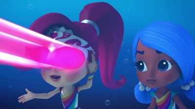 Everything that fish had for breakfast,
but no sound waves yet. - Rainbow Rangers