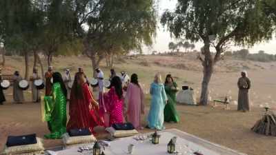Everything from food to dance
to chanting, - The Real Housewives of Dubai