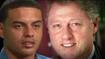 Everywhere I went, they'd
point, it's Bill Clinton's son - Trump: The Art of the Insult