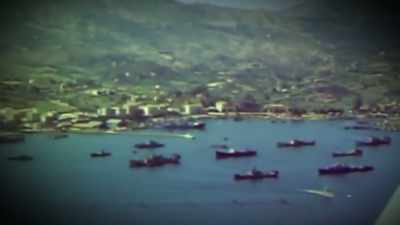 Everywhere there were landing
craft, mercenary ships. - Mysteries of the Abandoned