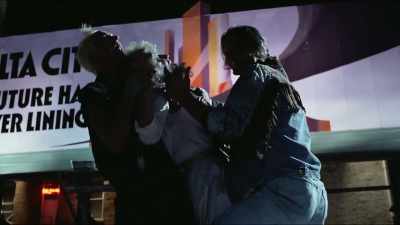 Ew, I'm sorry...
Is in "robocop," - You Don't Nomi