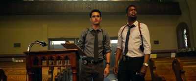 Ex-cop. Partner snitched on him,
had to do nine years hard time. - Spiral: From the Book of Saw