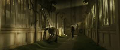 SLUGHORN How did you get out of the castle Harry HARRY Through the front door sir - Harry Potter and the Half Blood Prince