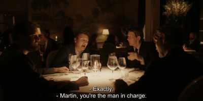 - Exactly.
- Martin, you're the man in charge. - Another Round