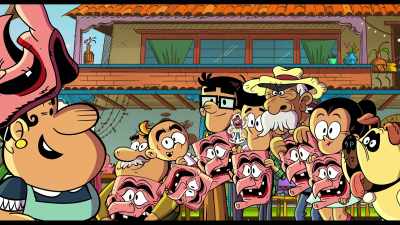 Excelente, mis viejitos.
We will work on our dance later. - The Casagrandes Movie