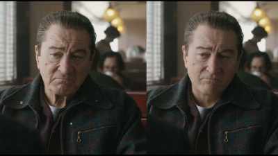 Except that de niro was 75
when this was shot, - The Story of Film: A New Generation