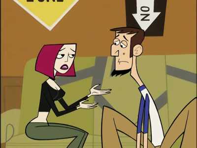 -Except for this alley.
-♪ (RAVE MUSIC PLAYING) ♪ - Clone High