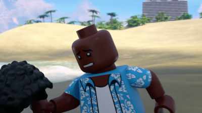 Except I have sand
in places sand shouldn't be. - Lego Star Wars Summer Vacation