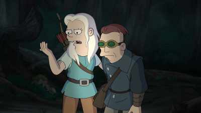 Except, like, sweating on me,
and there's grease and stuff. - Disenchantment