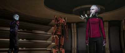 Except my Progeny. She's one of us. - Star Trek: Prodigy
