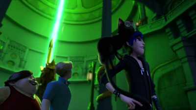 -Except for the flying part.
-[chuckles] - Wizards: Tales of Arcadia