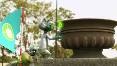 [excited exclaiming] - Alien TV