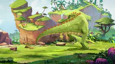 (Excited shrieks) - Gigantosaurus