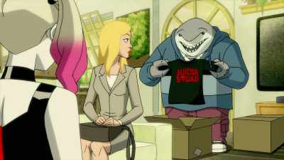 [excitedly] Ooh, Suicide Squad!
Is that our name? - Harley Quinn