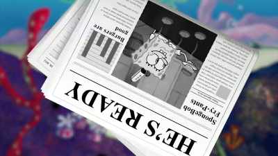 [exciting acoustic music] - SpongeBob DocuPants