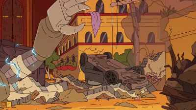 - [exclaiming] Sucky Dan!
You fucking... - Doomlands