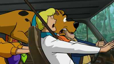- [EXCLAIMS] Look out!
- [SHAGGY SCREAMS] - Scooby-Doo! Return to Zombie Island