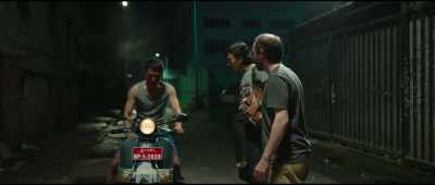 - [exclaims]
- [motor stops] - The Monk and the Gun