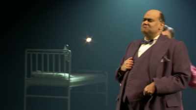 Excrement in the mail.
Death threats. - National Theatre Live: Nye