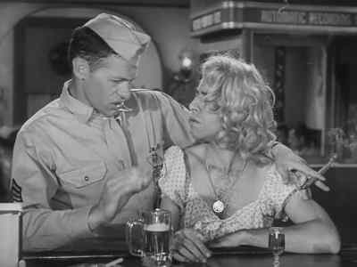 Excuse me little lady.
How about a little drink? - At War with the Army