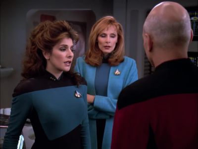 Excuse me.
Are we gonna get there OK? - Star Trek: The Next Generation