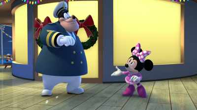 Excuse me, Captain, - Mickey and Minnie Wish Upon a Christmas