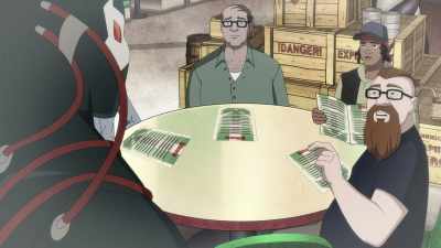 Excuse me? Garcon? - Kite Man: Hell Yeah!