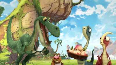 Excuse me, may I steal your picnic basket? - Gigantosaurus