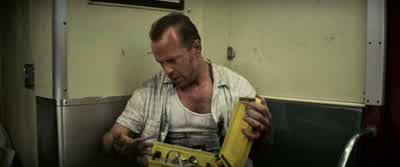 Excuse me, please!Let me get through here, please! - Die Hard with a Vengeance
