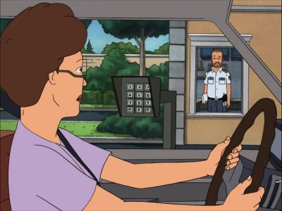 Excuse me,
the gate isn't working. - King of the Hill