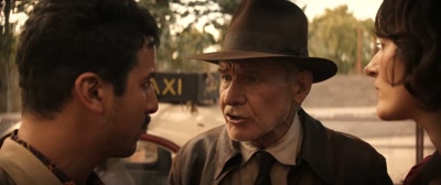 Excuse me. The item
she's talking about - Indiana Jones and the Dial of Destiny