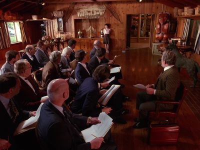 Excuse me, is there something wrong,
young, pretty girl? - Twin Peaks