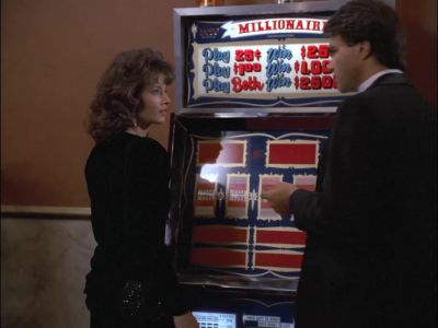 Excuse me. Think this machine will change my luck? - MacGyver