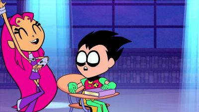 Excuse me, would you guys quiet down
so I can read silently, please? - Teen Titans Go!