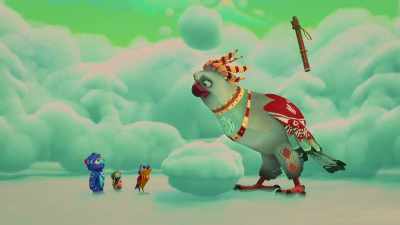 Excuse me?
You want me to stop all this wind? - Spirit Rangers
