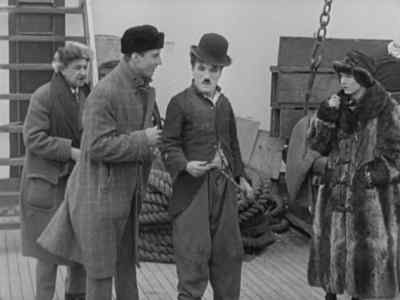 "Excuse me sir—
Who is the lady?" - The Gold Rush